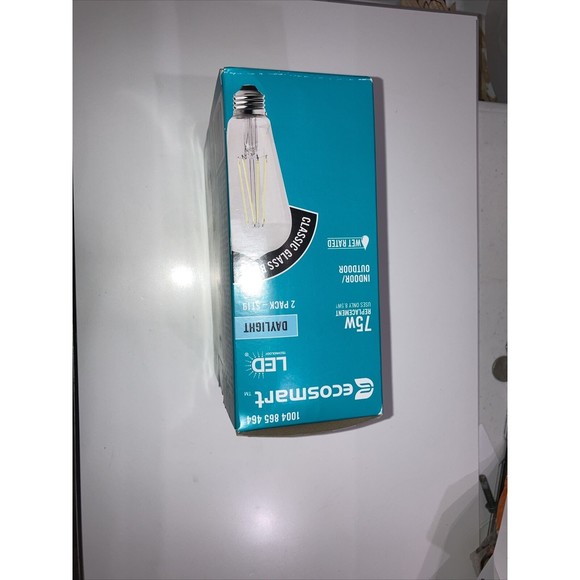 75-Watt Equivalent ST19 Antique Edison Dimmable  Vintage Daylight 4 Bulbs 💡 - Picture 8 of 11